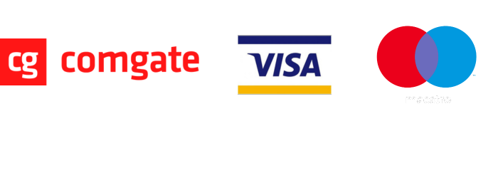 Logo Comgate, Visa a Maestro – podporované platební metody pro online platby